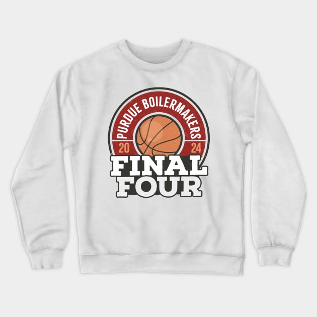 Purdue Boilermakers Final Four 2024 Red Crewneck Sweatshirt by mnd_Ξkh0s